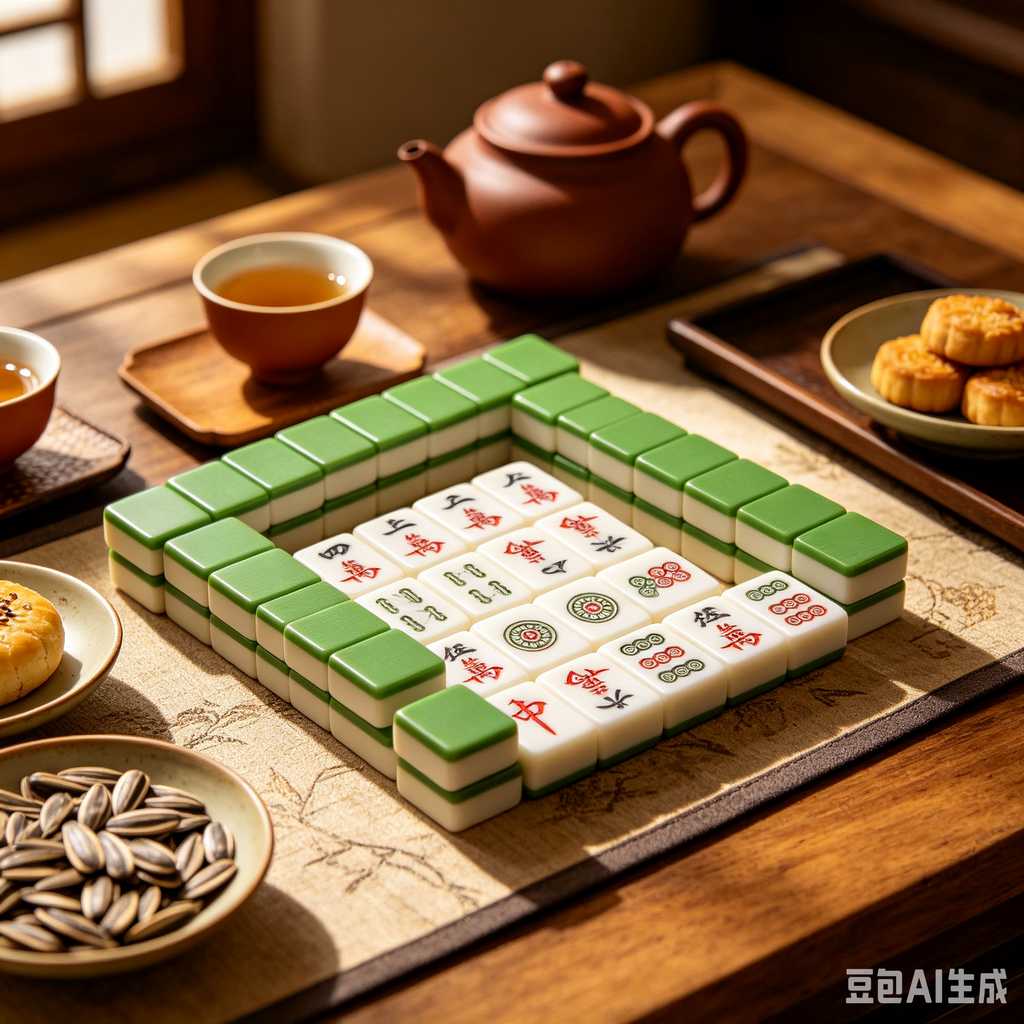 jelly transparent mahjong set
