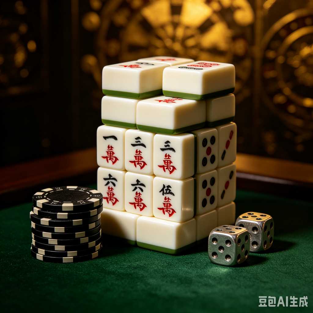 gradient pink mahjong tiles